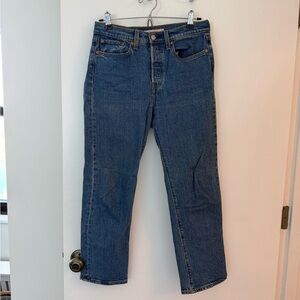 Levi’s wedgie straight jeans 27
